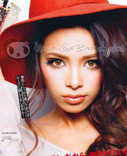 Honey colored eyes.